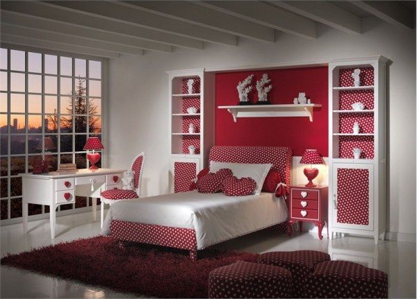 Họa tiết trái tim cho phòng ngủ trẻ