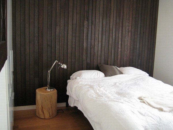 Đầu giường gỗ ấn tượng cho phòng ngủ