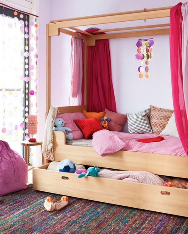 2.	Thiết kế giường thông minh kèm ngăn kéo tiết kiệm không gian căn phòng