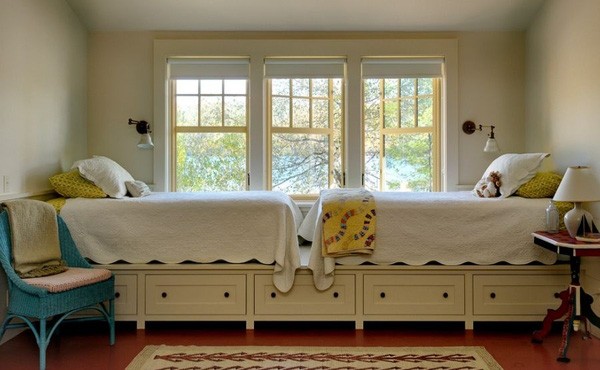 2.	Thiết kế giường thông minh kèm ngăn kéo tiết kiệm không gian căn phòng