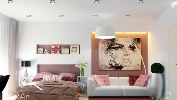 Phòng ngủ hiện đại với thiết kế ấn tượng