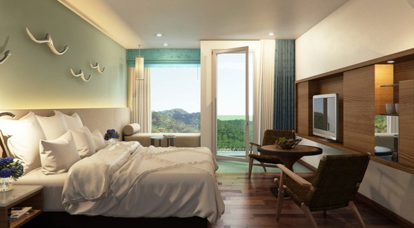 Phòng ngủ hiện đại với thiết kế ấn tượng