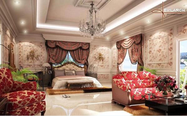 Phòng ngủ phong cách truyền thống