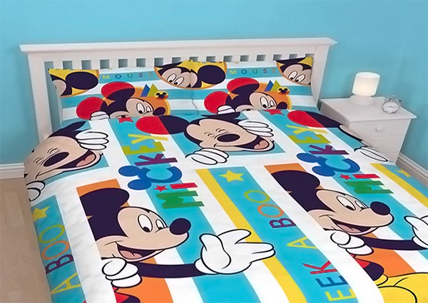 Bộ trải giường micky dễ thương