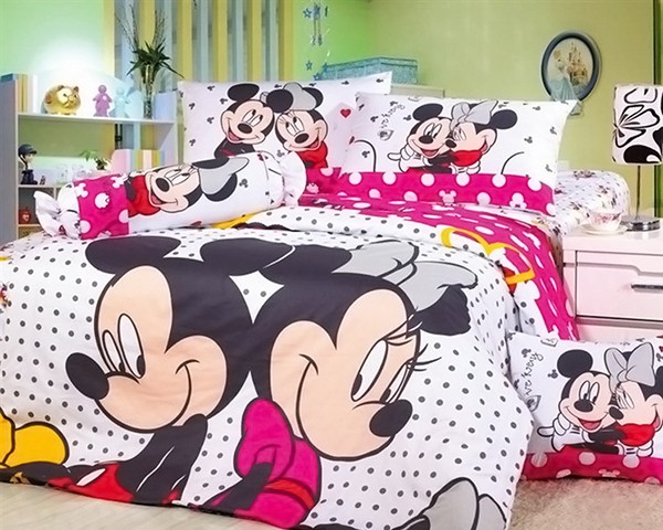 Bộ trải giường micky dễ thương