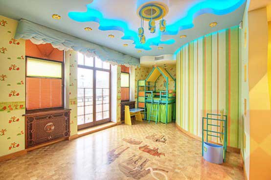 Trần nhà lung linh cho trẻ