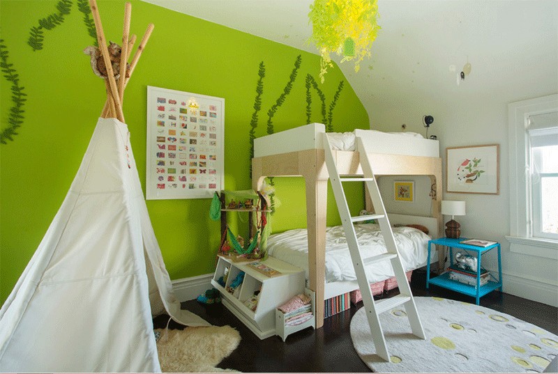 Phòng ngủ phiêu lưu dành cho trẻ