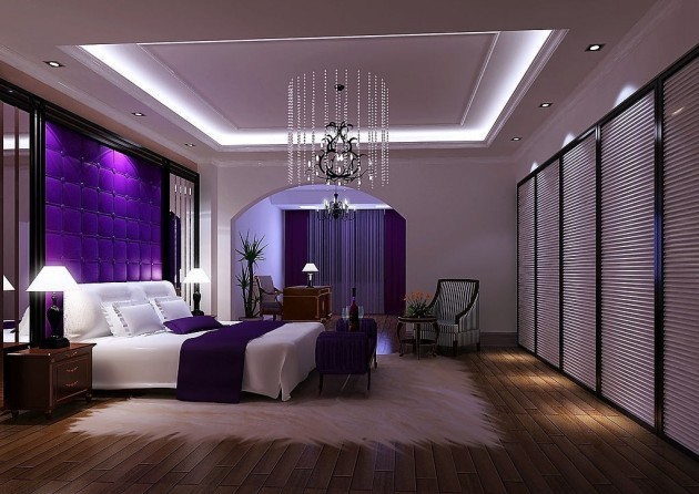 Gam tím hoàn hảo cho phòng ngủ tinh tế