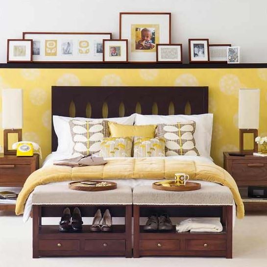 Thiết kế phòng ngủ với nội thất gỗ