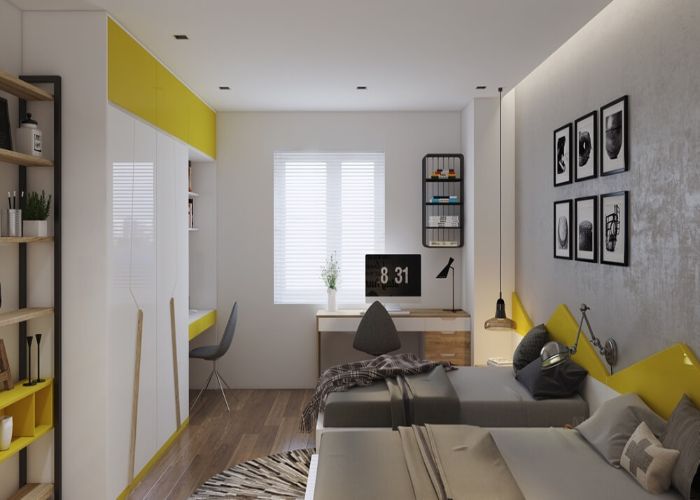 thiết kế trần phòng ngủ