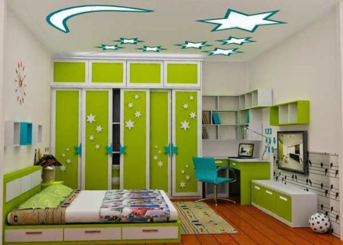 thiết kế trần phòng ngủ