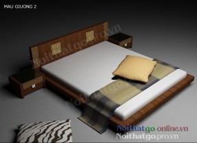 Gi­ường ngủ gỗ công nghiệp CN022