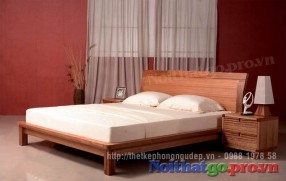 Giường ngủ gỗ tự nhiên TN09